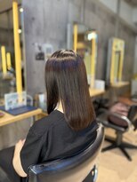 ノイズ 大須店(noise)&nbsp;艶々セミロングヘアスタイル