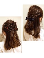 エルパティオ(EL PATIO)&nbsp;フェミニン ツイストハーフアップ２　[EL PATIO/枝川]