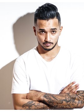 メリケンバーバーショップ フクオカ(MERICAN BARBERSHOP FUK) ビジカジマットワイルドツーブロックセミウェット　 お