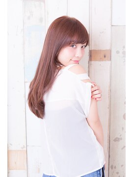 ネウィ 京橋(newi) 【uta*_girls】ヌーディーピンク×ロング×外国人風カラー