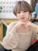 カバーヘア イヴ 戸頭店(COVER HAIR EVE)&nbsp;外国人風シアーベージュ小顔マッシュウルフa戸頭10代20代30代