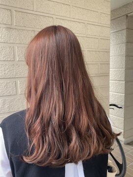 ヘアーアートミュージアム(Hair Art Museum) 赤味ピンクブラウン♪