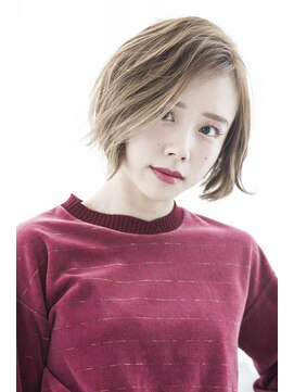 ミエルヘアーエスト 新宿店(mielhair est) ハイトーンボブ【新宿】