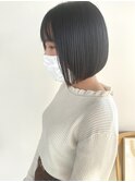 mini bob20代30代大人可愛い小顔ショートカット前下がり
