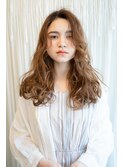 大人かわいいぬけ感ウェーブカール！強弱MIXスパイラルパーマ