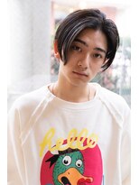 メーヴェ(Mowen)&nbsp;mowen 南堀江　メンズ　センターパート　ニュアンスパーマ