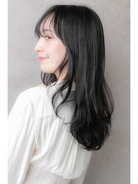 カバーヘアアンドスパ ブリス 浦和(COVER HAIR&SPA bliss) 大人ガーリー黒髪小顔韓国風ふんわりカール312Z浦和20代30代40代