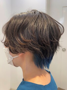 ニーチ(nieicHi) インナーカラー　ブルー