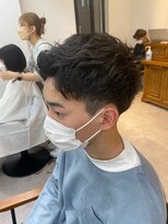 ネオリーブ クーロ メゾン 横浜(Neolive curro Maison)&nbsp;ニュアンスパーマ×ツイストスパイラルパーマ[メンズ]