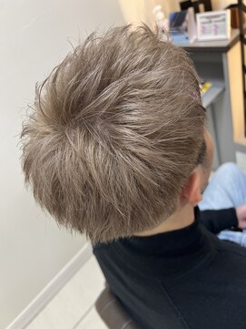 アールモンドヘア新世界 #メンズカラー#ダブルカラー