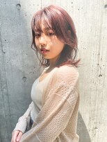 アンリ(Anli) 【Anli☆岩瀬萌】ピンクブラウン ブリーチなしダブルカラー 夏