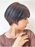 30代40代大人女性/前髪ありショートボブ/ショートヘア/髪質改善