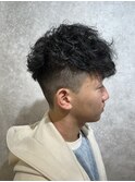 スペインカール/スパイキーショート/ブルーブラック/本八幡