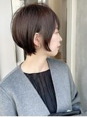 小顔丸みショート