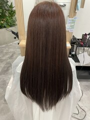ショコラブラウン／髪質改善