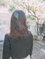 フランズ いわき(FLUNS)&nbsp;黒髪/グレーベージュ/レイヤーロング/前髪パーマ/いわき市