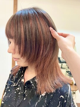 ルイ(ROUIS produced by LUCK 津田沼) ROUIS 津田沼 アンブレラカラー ピンクカラー