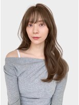 韓国ヘア似合わせレイヤーカット前髪顔周りカット大人美人