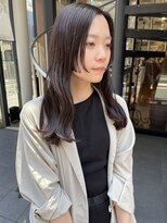 コフィー バイ メルト 吉祥寺(cofy by melt)&nbsp;【松本咲花】ブリーチなしラベンダーグレージュ秋カラー艶カラー