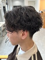 フゥ 宇都宮(FeU)&nbsp;波巻きスパイラルパーマツイストパーマメンズマッシュパーマ