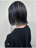 アンブレラカラー&切りっぱなしボブ♪