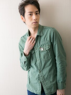 モッズヘア メン 仙台愛子駅前店(mod's hair men) パーマで好感度ＵＰなかき上げ グレージュアッシュヘア仙台愛子