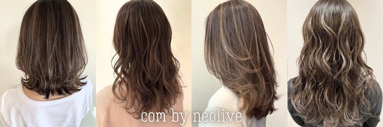 コム(com by neolive)のサロンヘッダー