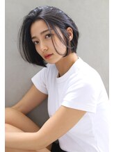 ロゼ 京橋(Rose) 【ROSE】大人ボブ＿センターパートボブ＿暗髪ボブ＿黒髪ボブ