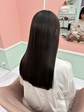 ガーランド(Girland) ブリーチ毛に！酸性ストレート♪moe