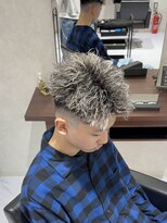 クール 大和八木駅前店(Coeur)&nbsp;ホワイトフルメッシュツイストスパイラルパーマ