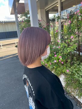 アース 南福島店(HAIR&MAKE EARTH) ピンクベージュカラー☆