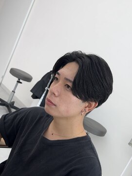 アビー ランシェル(ABEY LENCIEL) センターパート/毛流れパーマ/ニュアンスパーマ