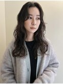 ロング×パーマ