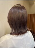 大人可愛いショコラブラウンくびれヘア30代40代