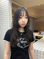 ケシキ 表参道 原宿(kesiki.)&nbsp;レイヤーカット/顔周りレイヤー/顔周りカット/透明感カラー