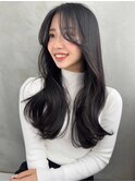 《SOYON》モテ サイドバング レイヤーカール