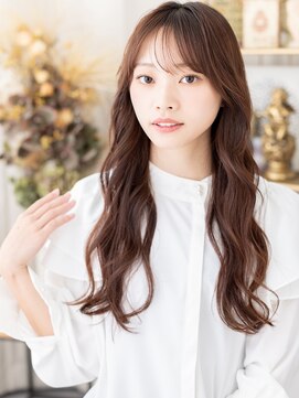 カバーヘア ブリス 大宮西口(COVER HAIR bliss) 流しバングこなれドライパーマエアリーロングh4大宮20代30代40代