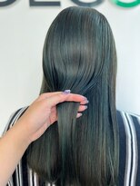 デコラ DECOR&nbsp;ダークオリーブグレージュ×艶ロング