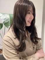 ソエラ(Soera) ロングレイヤー/くすみラベンダーベージュ