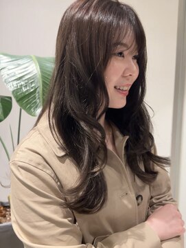 ソエラ(Soera) ロングレイヤー/くすみラベンダーベージュ