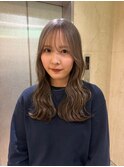 ミルクティーグレージュ ブリーチ2回～