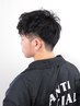 【新規・村上指名限定】メンズパーマ、カット込み¥12100→¥9900 平日限定
