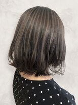 アルファ アトリエ エム フラワー(ALUFA atelier.M/Flower) 大人春カラー◆ひし形ショートボブで小顔×華やか夏ヘア