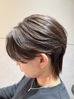 シーク 八王子(CHIC)&nbsp;韓国フェザーセンターパートウルフ×曲がる縮毛矯正【八王子】