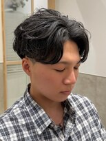 ラスト(LUAST) 波巻きスパイラルフェザーパーマフェザーショートセンターパート