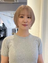 マカロニコースト(macaroni coast)&nbsp;前髪ありレイヤーボブショートレイヤーウルフボブ