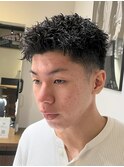 MEN`SHAIR/スパイキーショート/フェザーパーマ/烏丸御池F