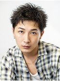大人アクティブショート短髪ツーブロックスパイキーショート