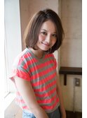 紗栄子風大人かわいい前下がりボブ