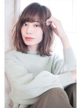 ミンクス 青山店(MINX) 【MINX佐藤スナオ】大人カワイイゆったりロングボブ